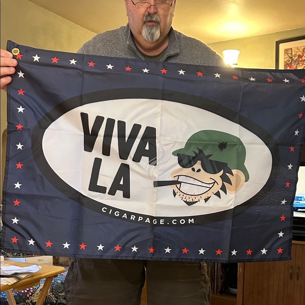 Viva LA Flag with Graphic Design